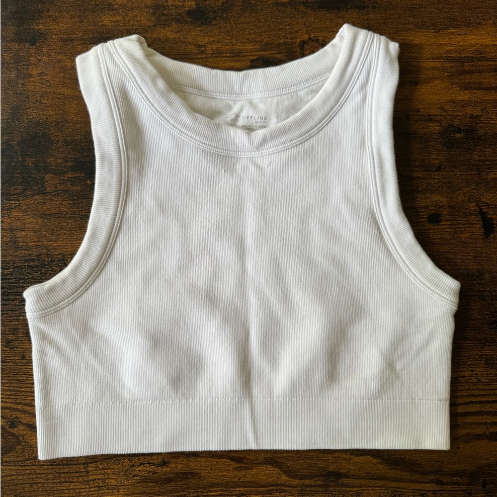 Aerie cropped bra top